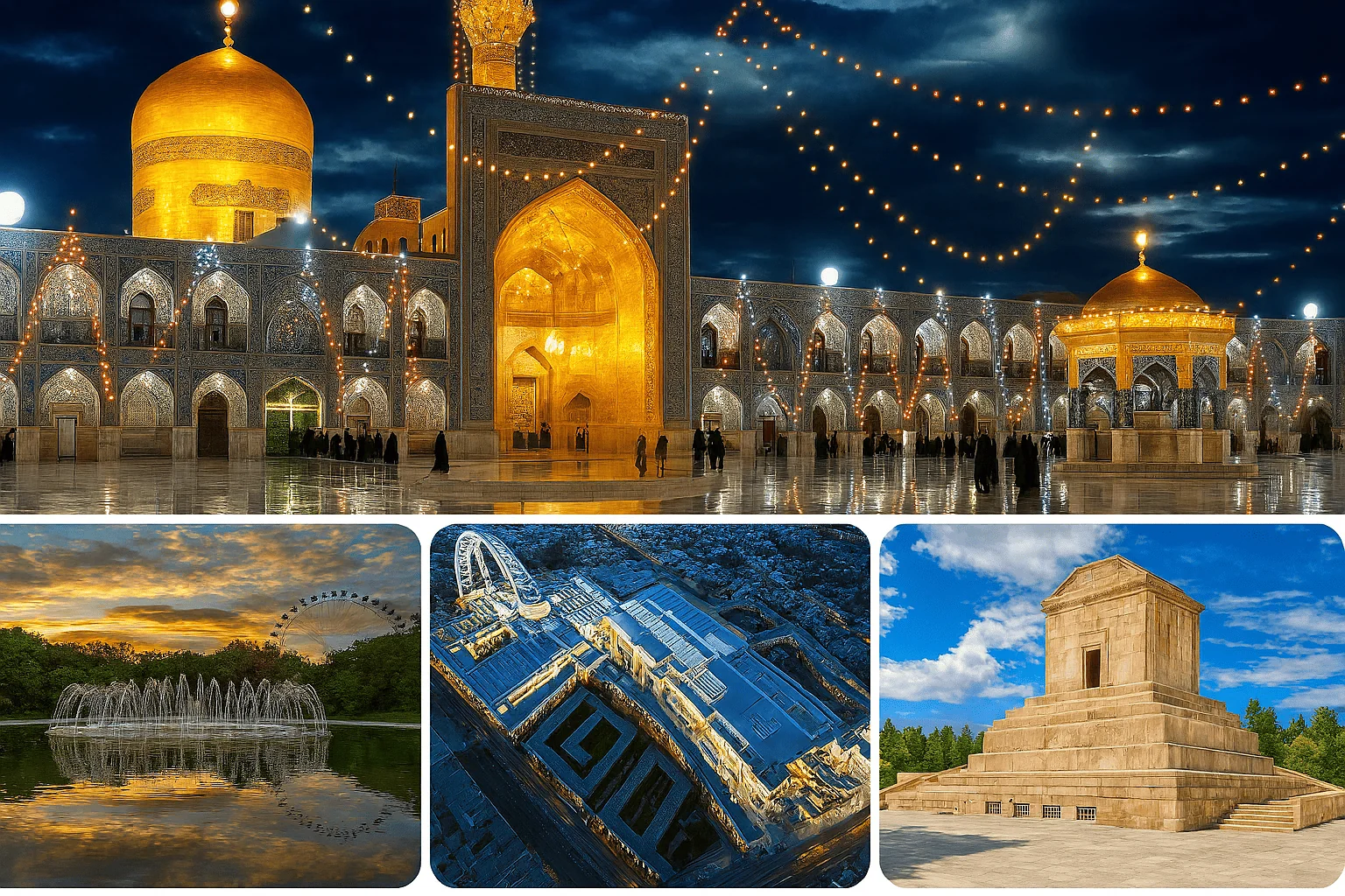 در سفر به مشهد کجا بریم؟ | آشنایی با 100 مقصد دیدنی در سفر مشهد + عکس