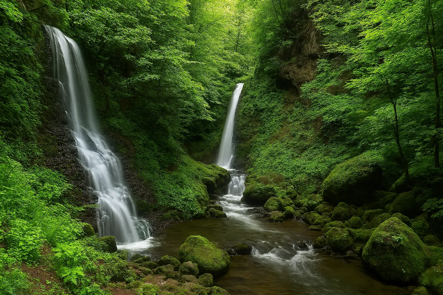 کوهنوردی آبشار دوقلو