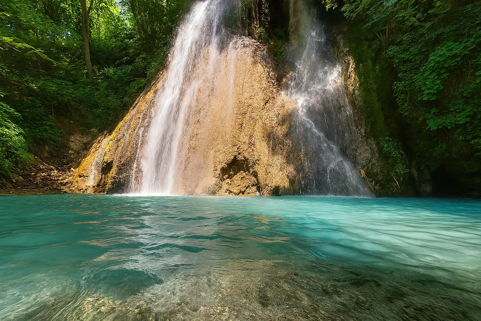 پیمایش اسکلیم رود تا آبشار آهکی