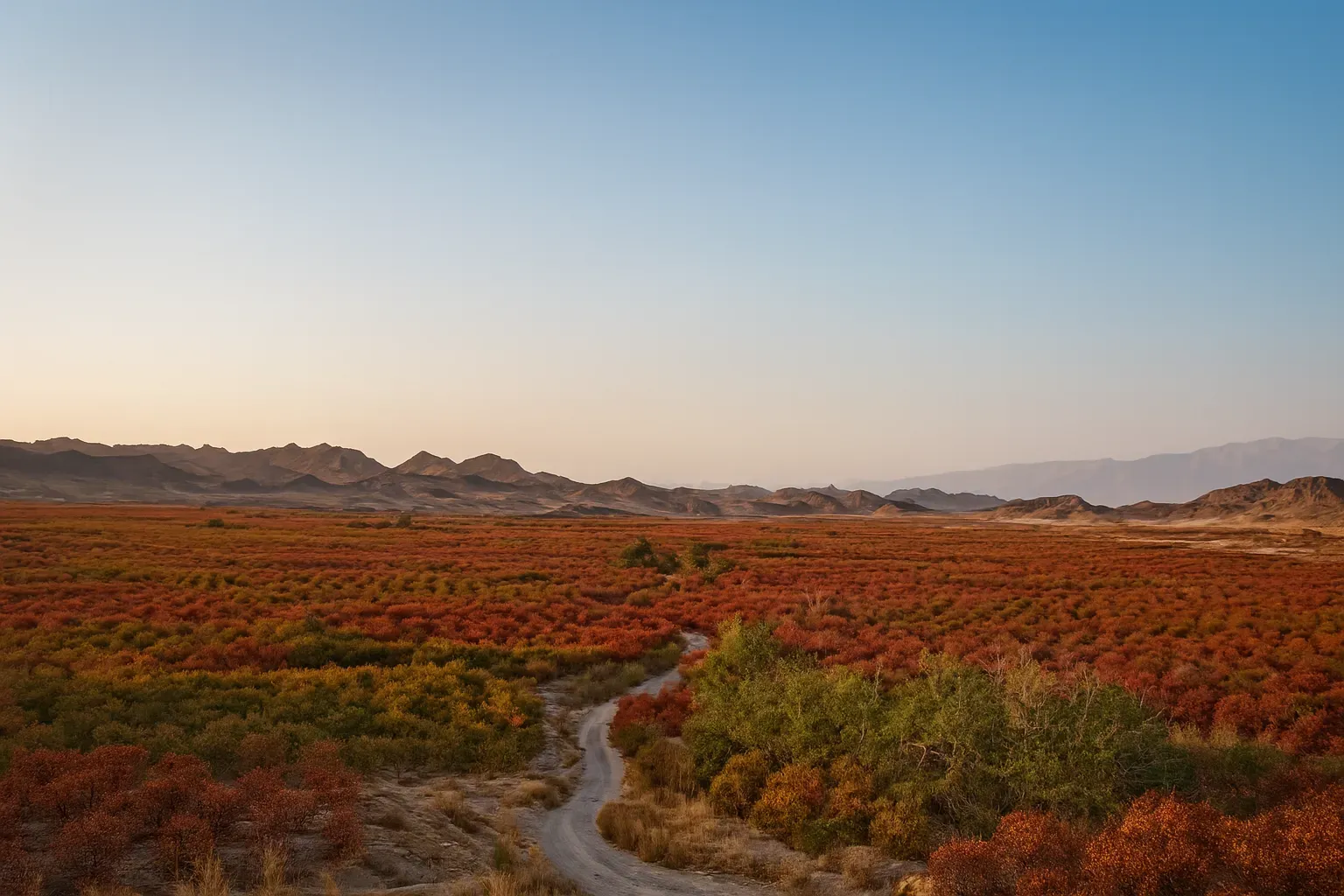 بازدید باغات زرشک افین