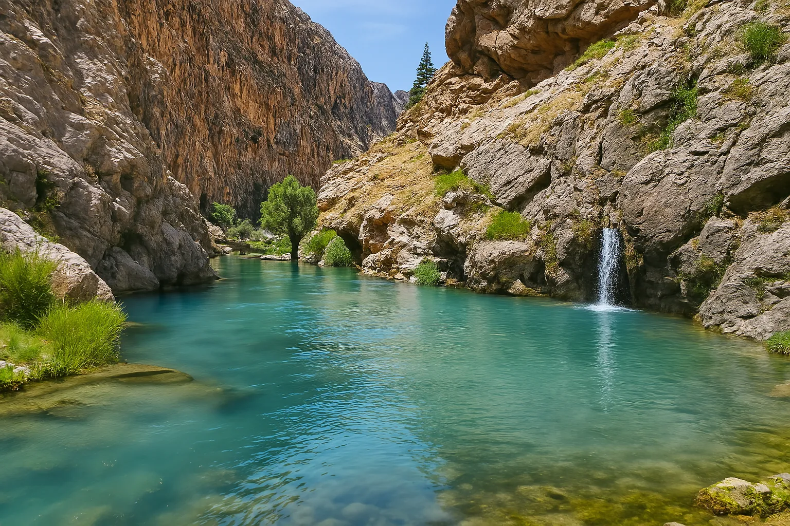 طبیعتگردی تنگه زمان آمل