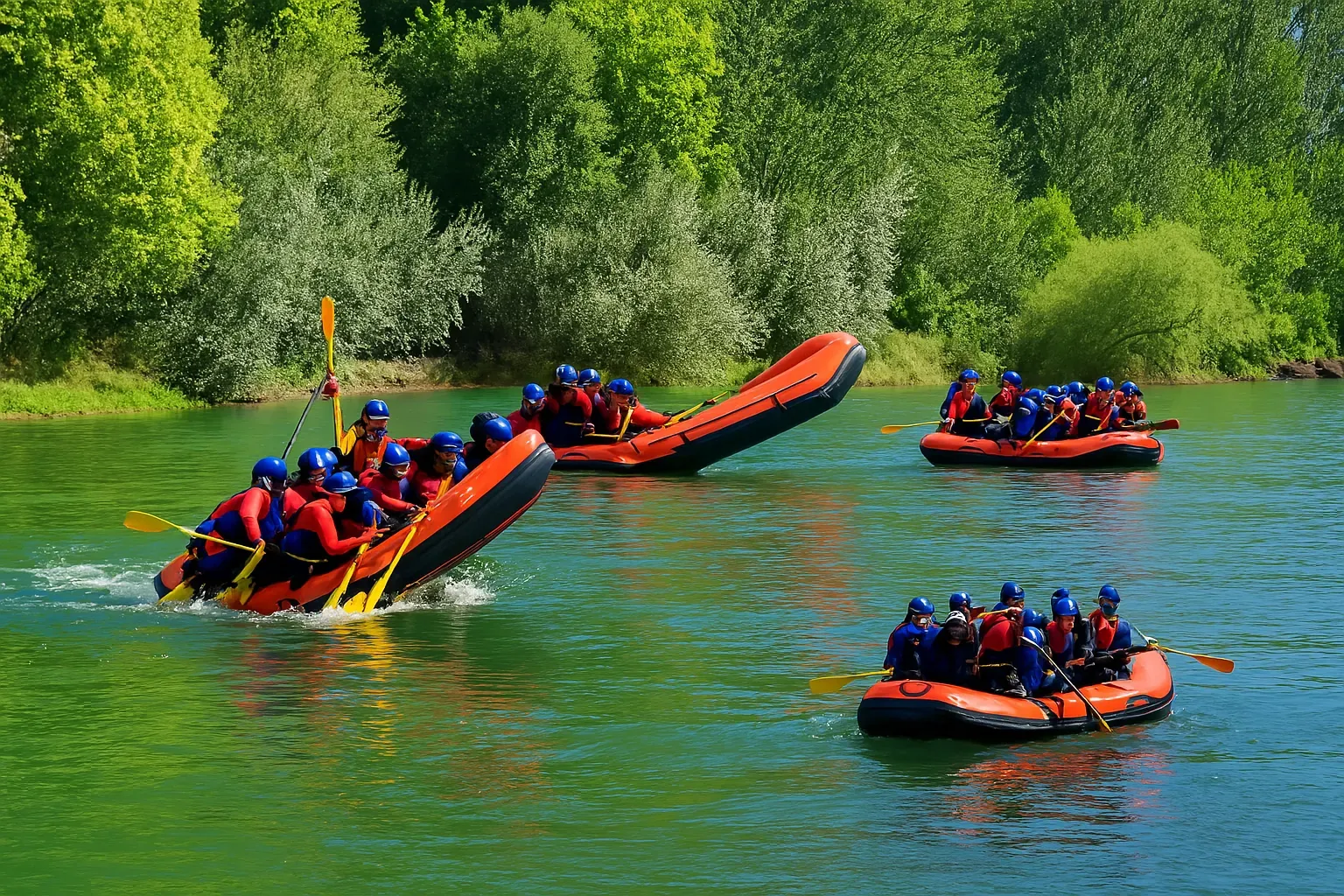 پیمایش آبی در امتداد زاینده‌رود