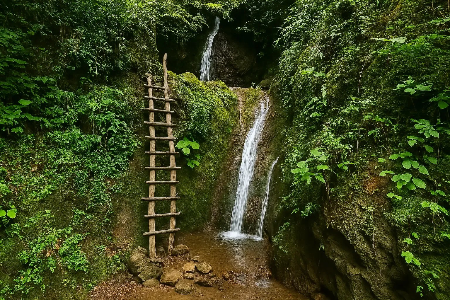 تور ییلاق تمشلانه و آبشار ریوو