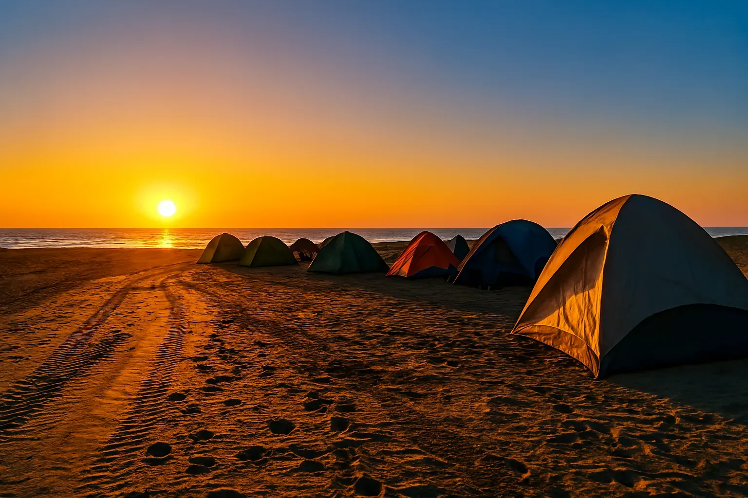 کمپ ساحلی میانکاله