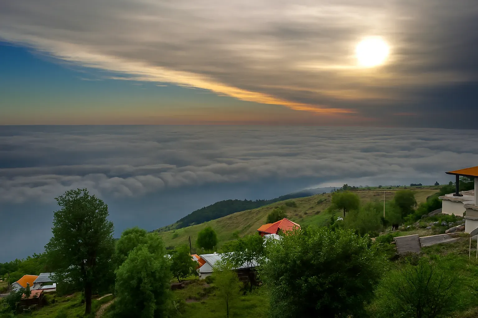 شبمانی در کلبه فیلبند