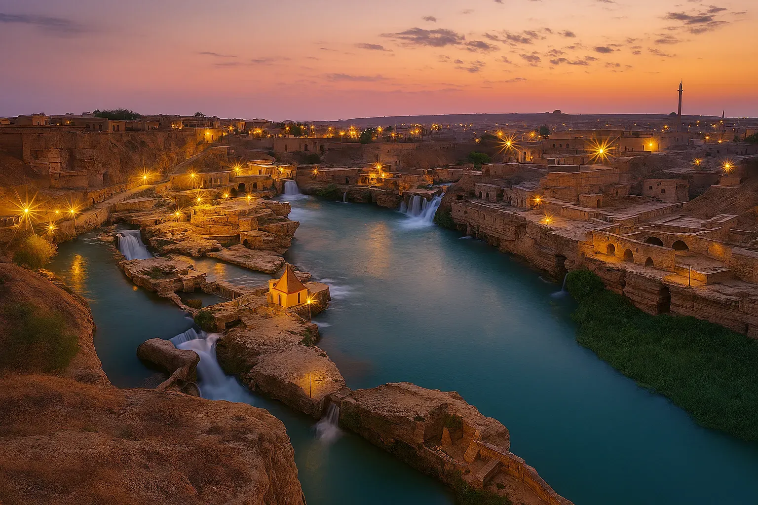 قایق‌سواری در شوشتر