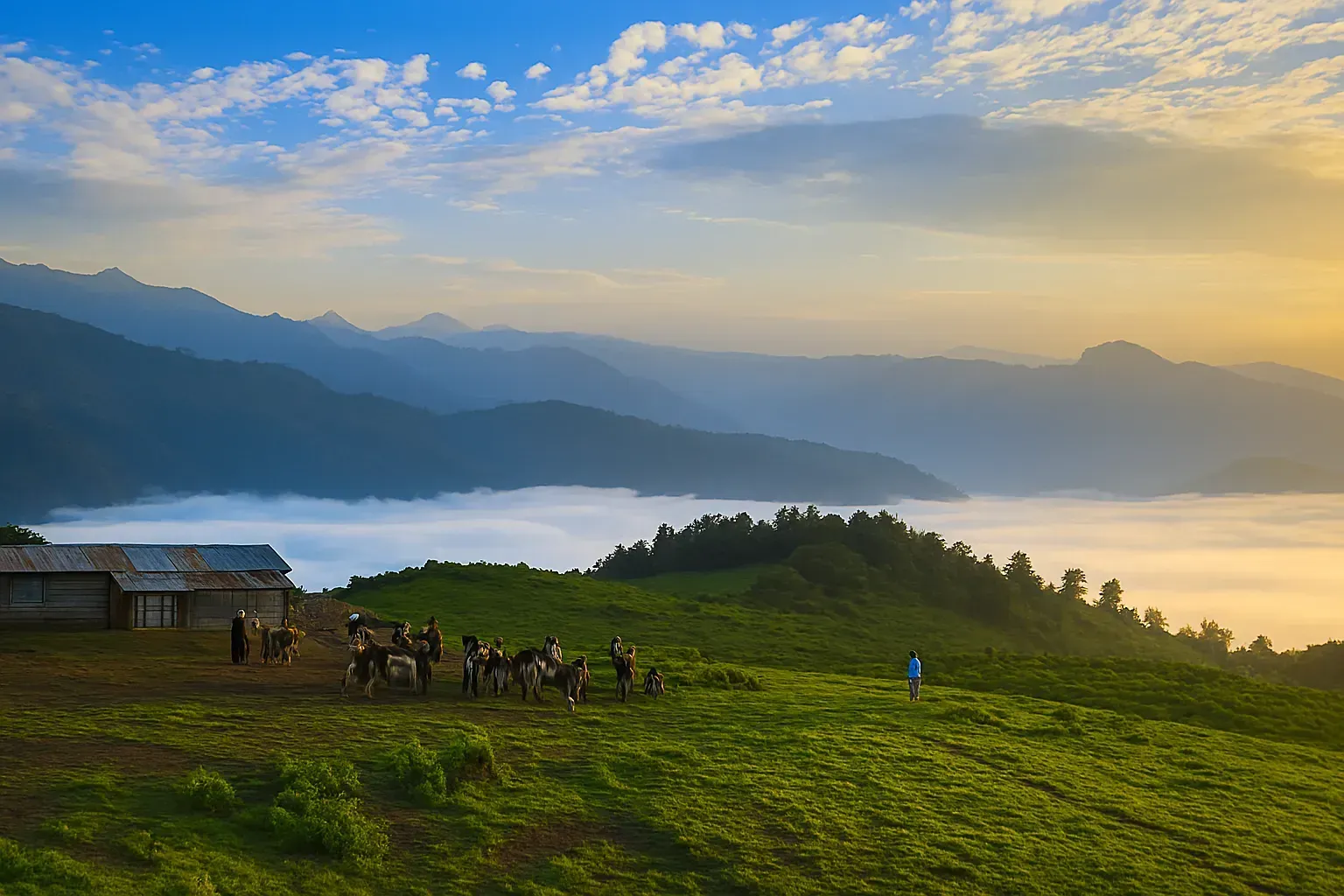 طبیعت‌گردی مازیچال و ولشت
