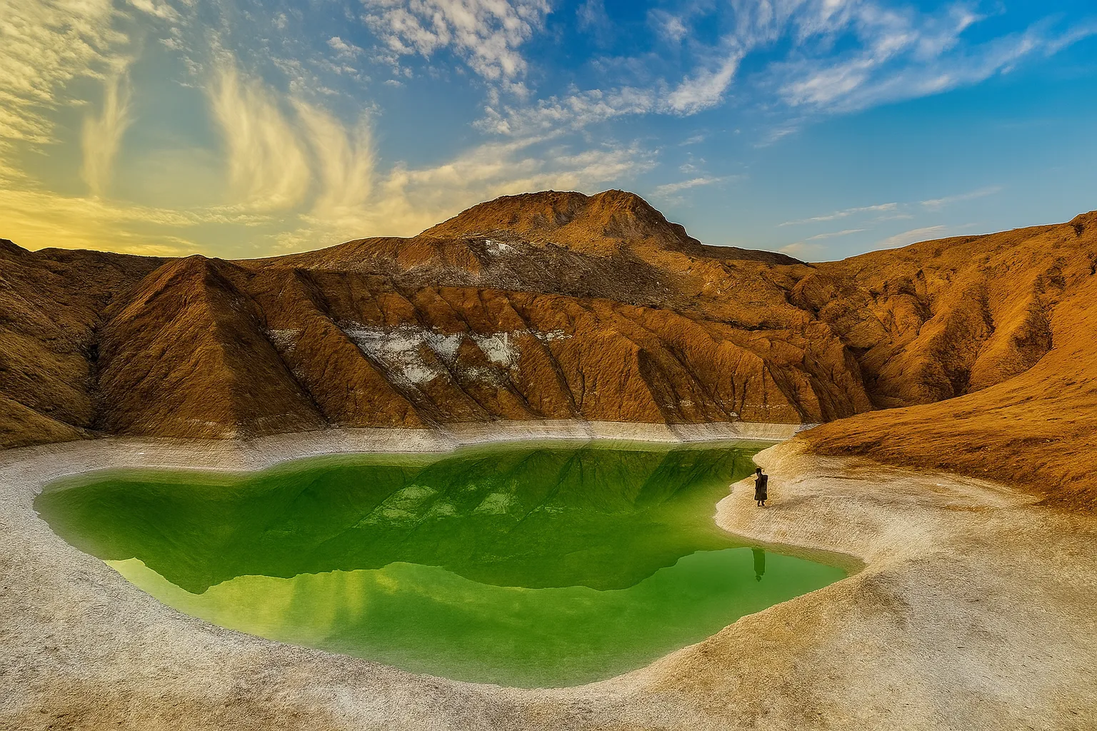بازدید معدن نمک گرمسار