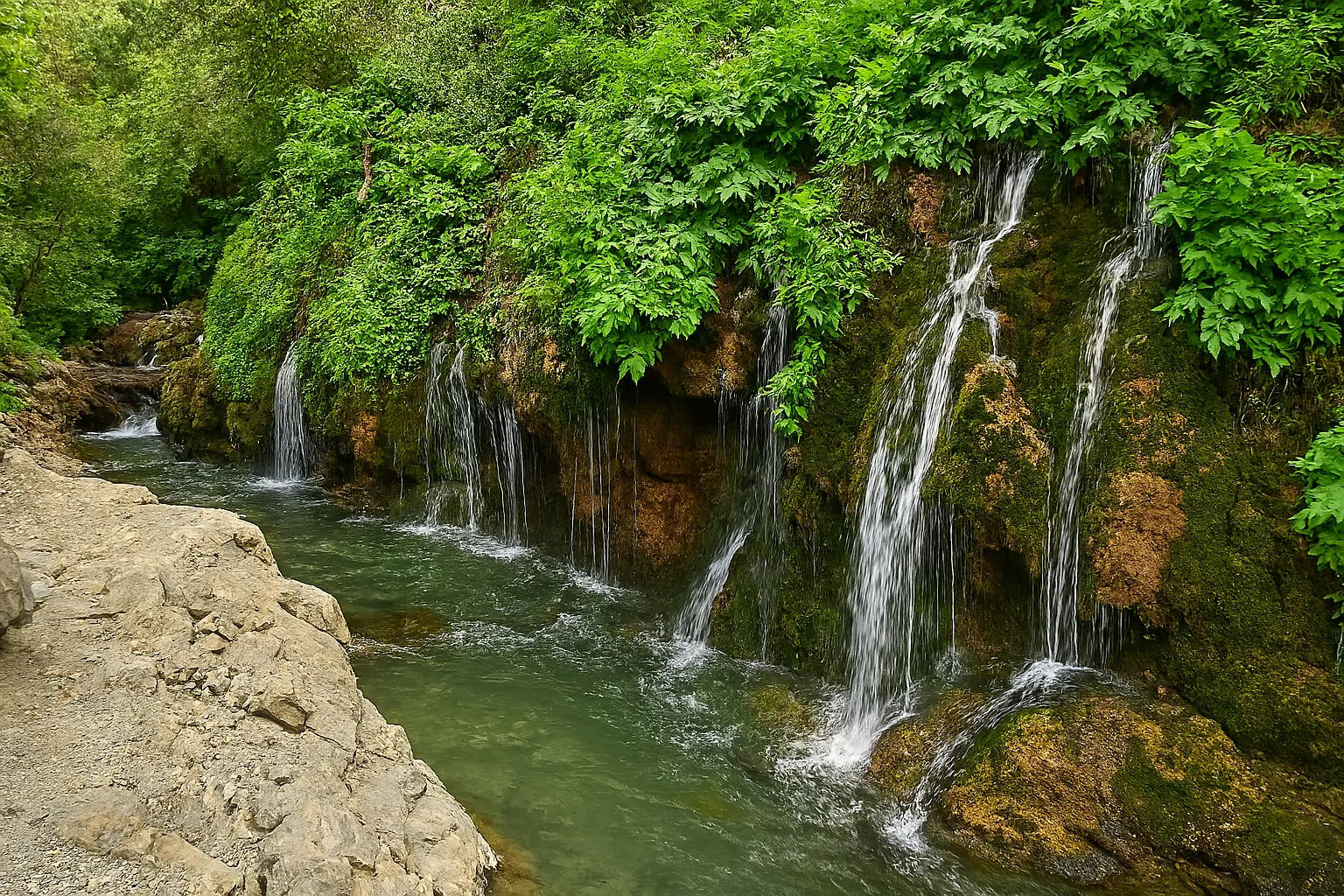 تور برگزارشده پیمایش هفت چشمه در تالش