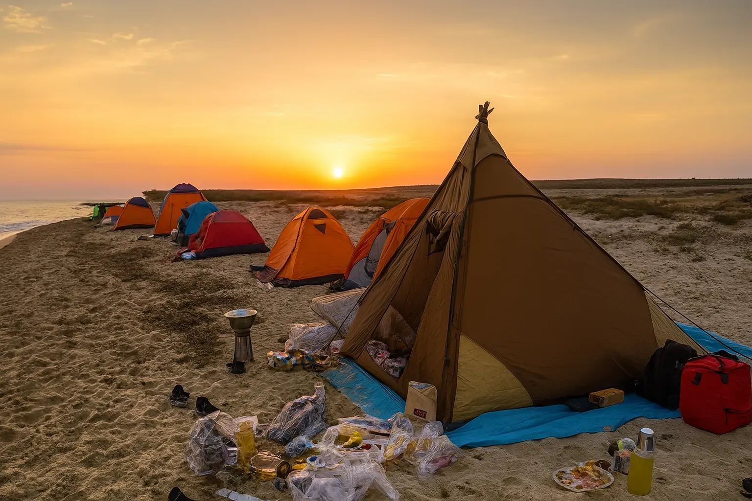 کمپینگ ساحلی هندورابی