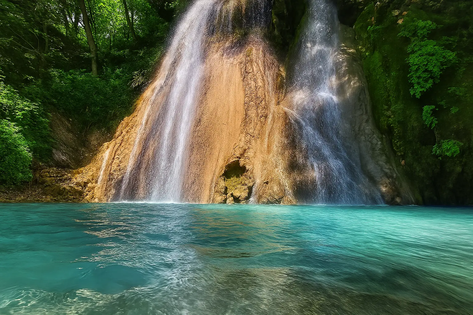 پیمایش آبشار آهکی اسکلیم