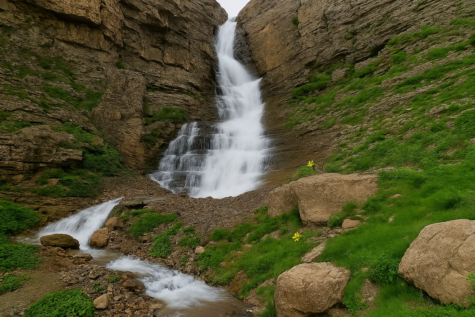 پیمایش مسیر رویایی آبشار سیاه کمان