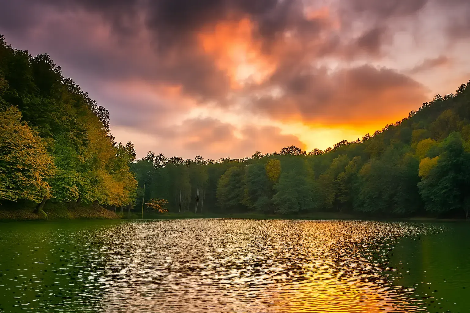 جنگل‌نوردی دریاچه چورت